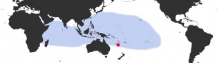 Distribution Map of Mauritia mauritiana Distribution Map of Mauritia mauritiana
