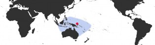 Distribution Map of Mauritia arabica 