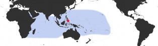 Distribution Map of Pustularia margarita
