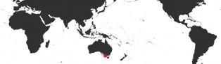 Distribution Map of Notocypraea comptonii f. mayi