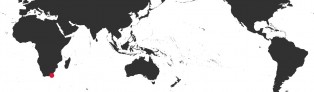 Distribution Map of Cypraeovula capensis gonubiensis Distribution Map of Cypraeovula capensis gonubiensis