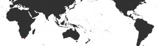 Distribution Map of Cypraeovula algoensis permarginata f. sanfrancisca Distribution Map of Cypraeovula algoensis permarginata f. sanfrancisca
