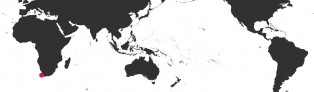Distribution Map of Cypraeovula coronata debruini