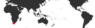 Distribution Map of Cypraeovula fuscorubra gondwanalandensis
