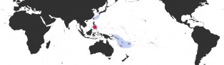 Distribution Map of Palmulacypraea boucheti Distribution Map of Palmulacypraea boucheti