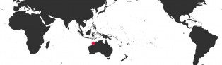 Distribution Map of Erronea errones coxi f. azurea