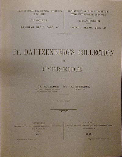 Ph. Dautzenberg's Coll. of Cypraeidae